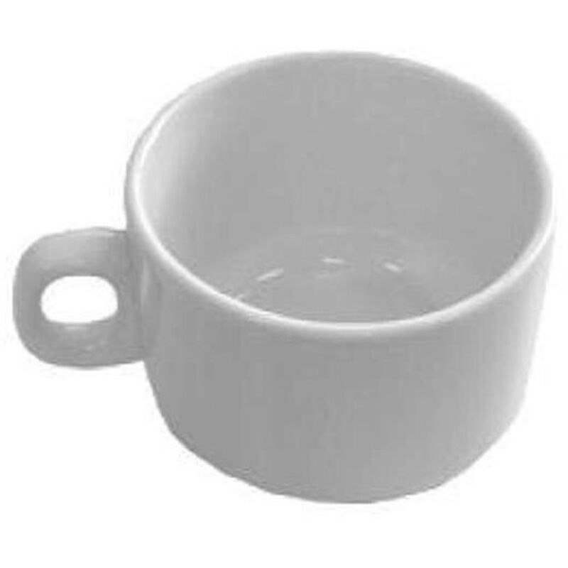 Saturnia Milchbecher Roma Weißes Porzellan 25 Cl