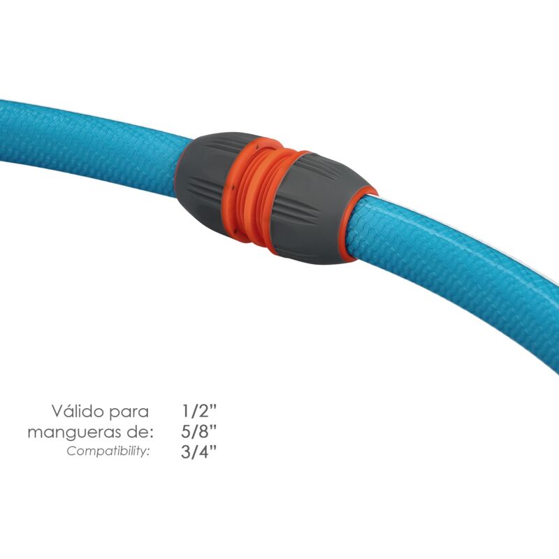 

Reparador universal mangueras 12' 58' y 34' facil de usar plastico soft touch
