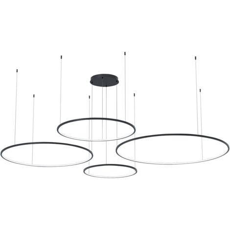 SATURNO LED-HÄNGELEUCHTE SCHWARZ MILAGRO ML0848