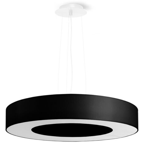 SATURNO SLIM 50 black chandelier