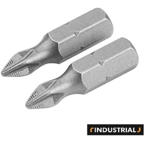 SATZ 2STK EINSATZE S2 PHILLIPS PH1X25MM TOLSEN