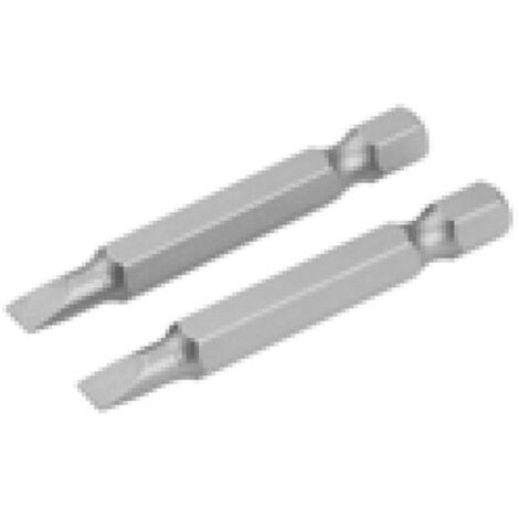 SATZ 2STK S2 EINSATZE VERLANGERT SL0,8X5,5X50MM TOLSEN
