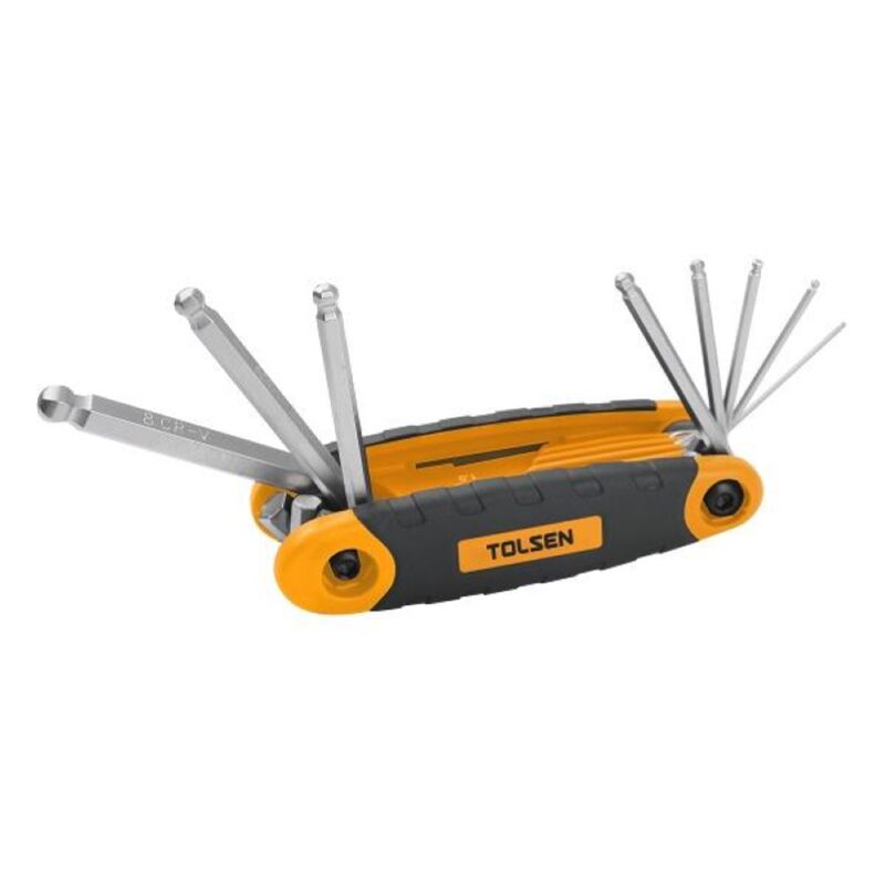 Satz 8 Stk Sechskantschlussel Mit Kugel Ex 20058t Tolsen