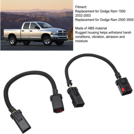 Satz mit 2 ABS-Rücklicht-Verkabelungssteckern für Dodge RAM 1500 2500 3500