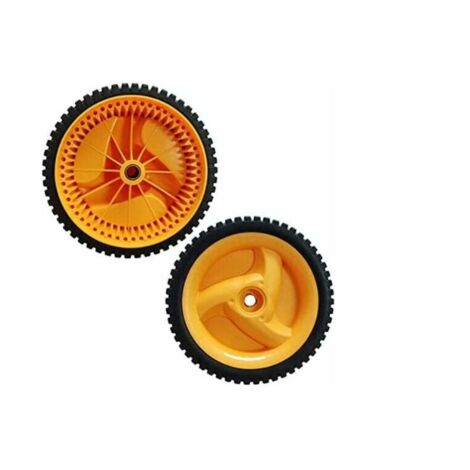 Satz mit 2 Antriebsrädern (195 mm) – 53 Zähne – 45 mm Breite – Kompatibel mit Rasenmähern von Husqvarna, Electrolux und McCulloch