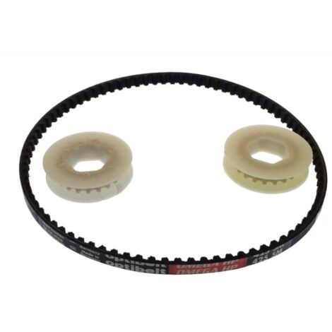 Satz mit 2 Riemenscheiben + Treibriemen für Ambrogio Robot L50 L60