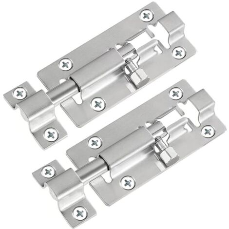 Satz mit 2 Zylinderriegeln, 7,6 cm dicke Schieberiegel