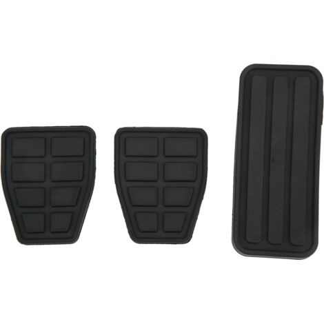 Satz mit 3 schwarzen Gummipedalen für Kupplung, Bremse und Gaspedal, flexibel und verschleißfest, für Toyota Transporter T4 (1990-2003)