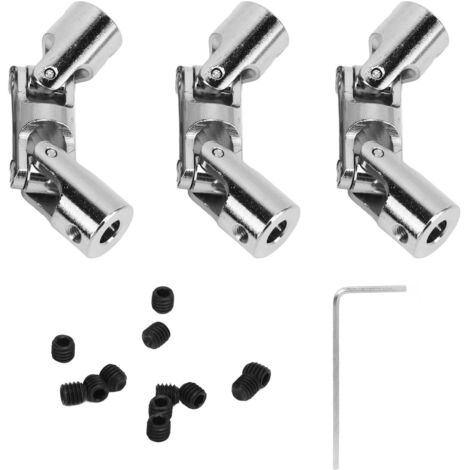 Satz mit 3 universellen, drehbaren U-förmigen Beschlägen für die Lenkwelle, 5 mm Innendurchmesser, für ferngesteuerte Autos und Boote.