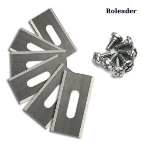 KEYOUNG Satz mit 30 Rasenmessern für Husqvarna mit doppelt geschärfter Edelstahlklinge 36,5 x 18,5 x 0,65 mm,