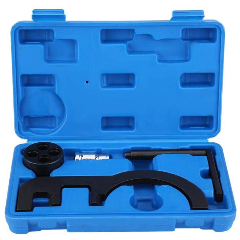 Image of Satz mit 4 Motorsteuergeräten, Dieselmotor-Steuerkette, Doppelnockenwelle, Arretierwerkzeug