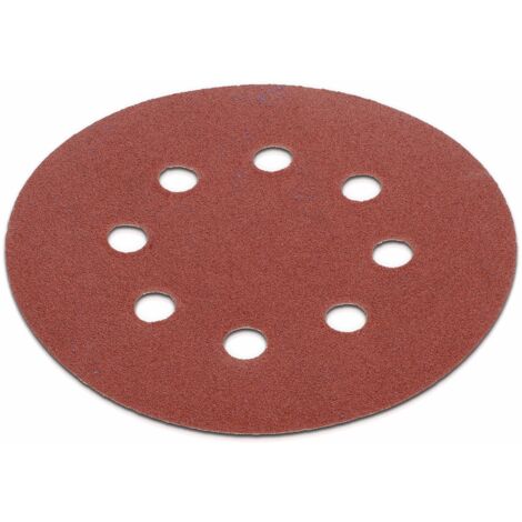 Satz mit 5 Klett-Schleifscheiben 125 mm G60 krt230504 Kreator