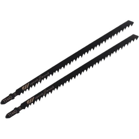 Satz mit 5 langen 180-mm-Stichsägeblättern T744D für schnelles Schneiden von Holz und Holzprodukten. Handwerkzeug für die Holzbearbeitung.