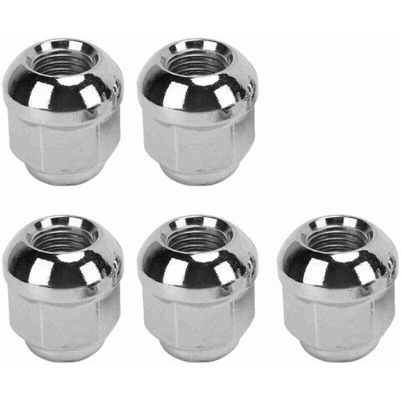 Image of Satz mit 5 Radmuttern 90304SA5013 12 mm x 1,5 mm Stahl, kurz, Ersatz für Acura CL EL ILX INTEGRA