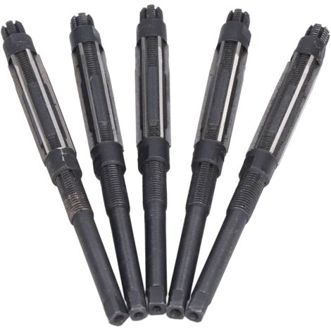 Satz mit 5 verstellbaren Handreibahlen 10,75–11,75 mm für Stahl und Kupfer, 9SiCr-Schneidwerkzeuge