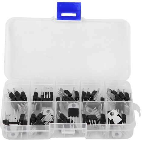 Satz mit 50 Spannungsreglertransistoren für elektronische Schaltungen und Industrieanlagen