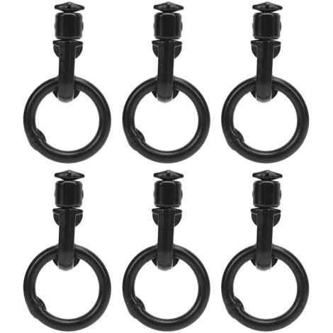 Satz mit 6 L-Schienen-Doppelbolzen mit O-Ring aus legiertem Stahl, Tragfähigkeit 5000 lb für LKW und Anhänger