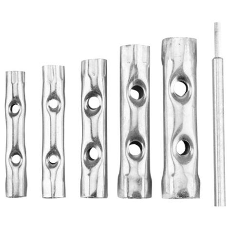 Satz mit 6 Steckschlüsseln 8-17 mm 35d191 Top Tools