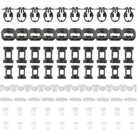 Satz mit 80 Befestigungsclips für Mercedes CLK C208 A208 Seitenschweller, OEM-Einbaunummern: A0029883881, A0029883981, A0099884178, A0099884378, A0109887278