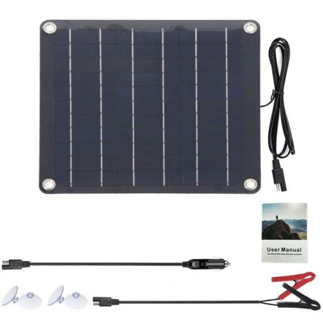Satz polykristalliner Solarzellen, 10 W Leistung, 12 V, Schutzart IP65, modernes Design, polykristallines Material