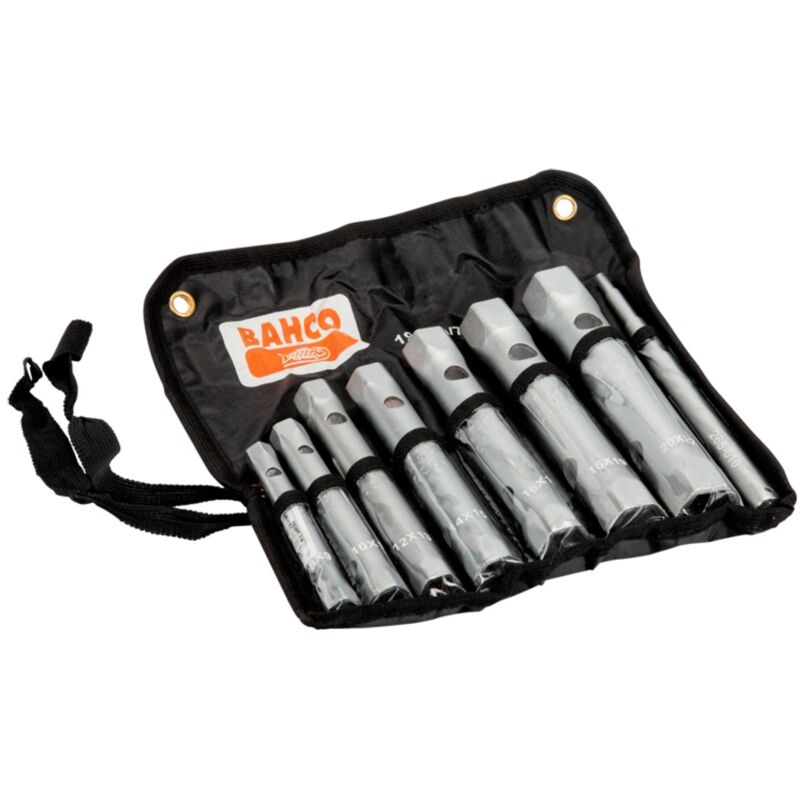 Image of Bahco Doppel-Steckschlüssel-Satz, 7-tlg, in Karton