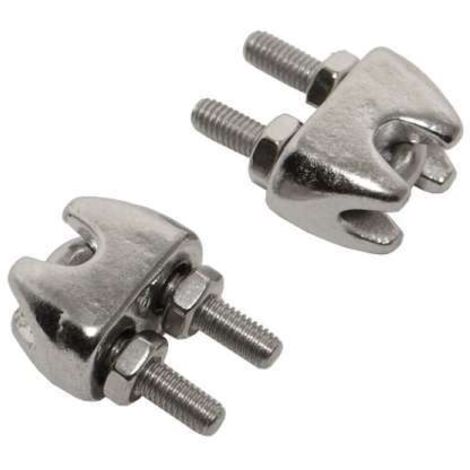 Satz Seilklemmen für Edelstahlseil Niroseil Drahtseil Edelstahl 3 mm