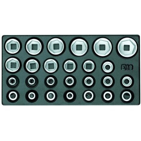 Satz Steckschlüsseleinsätze 1/2" in 1/3 ES-Modul