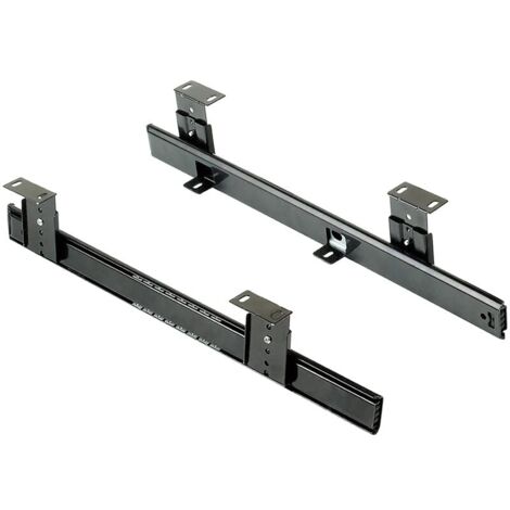 Satz Tastaturführungen mit Kugellagern aus Stahl, verzinkt (schwarz)