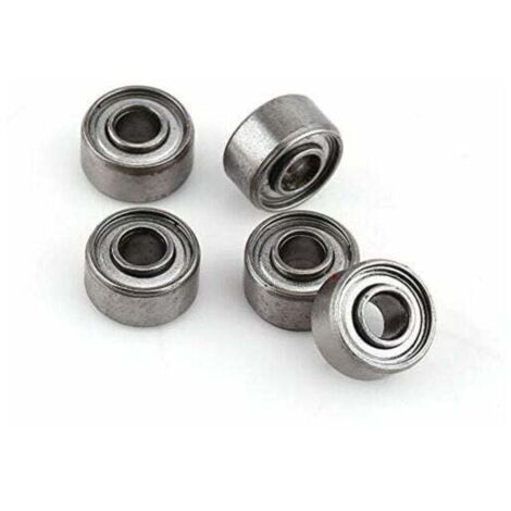 Satz von 10 Mini-Kugellagern  693ZZ, Stahl, Doppelabdichtung, 3x8x4 mm