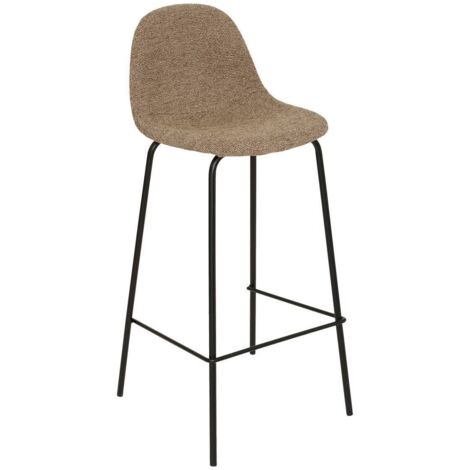 Satz von 2 Barhocker Vladi beige 43,5x41,5cm - Atmosphera créateur d'intérieur