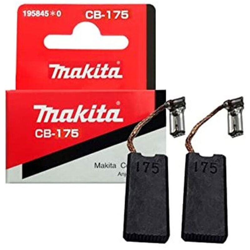 Image of Satz von 2 Kohlebürsten cb 175 für Bohr- und Meißelhammer Makita 195845-0