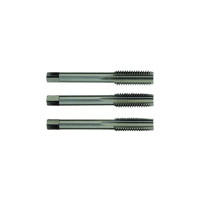 Tivoly - Satz von 3 Hand-Gewindebohrern hss DIN352 Ø4x70 mm 1050051040070