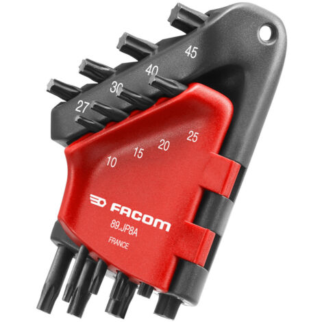 Satz von 8 Torx-Stiftschlüsseln FACOM im Etui - 89.JP8A
