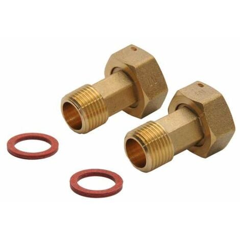 DELTAMESS Satz Wasserzählerverschraubung Verschraubung für Wohnungswasserzähler Wasseruhr QN 2,5