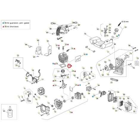 Satz: Zylinderkolbensegmente 65 cc ORIGINAL ACTIVE Erdbohrer t-165 023516