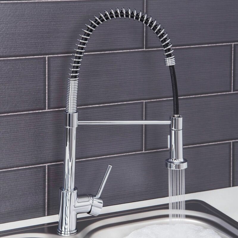 Sauber Kitchen Mixer Tap with Pull Out Spray