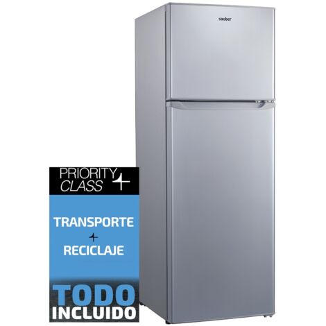 Sauber SERIE 1-175I - Frigorifico Dos Puertas F Alto 175 Cm Ancho 59.9 Cm Inox