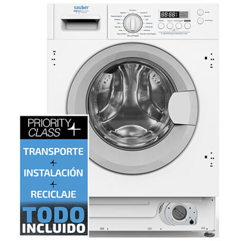 Sauber SERIE 5-8140 IT - Lavadora Integrable 8 Kg B 1400 Rpm