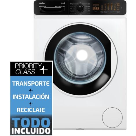 Sauber SERIE 9-W10143 V - Lavadora Carga Frontal 10 Kg 1400 Rpm A Blanco