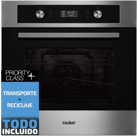 Sauber SHMP01I - Horno A Pirolitico Multifuncion Con Display Inox