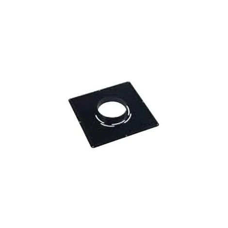 Sauberkeitsplatte Edelstahl schwarz 40x40, D.155