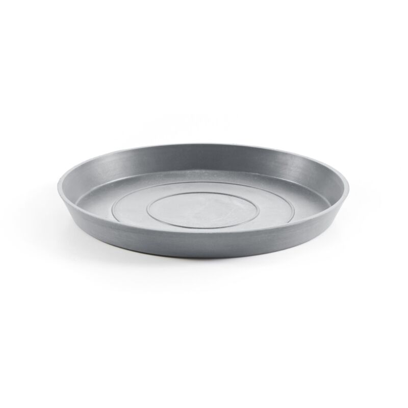 Ecopots Untersetzer Rund 25 Für Blumentopf – L 21 Cm X B 21 Cm X H 2, 5 Cm – Taupe – Innen- Und Außenbereich