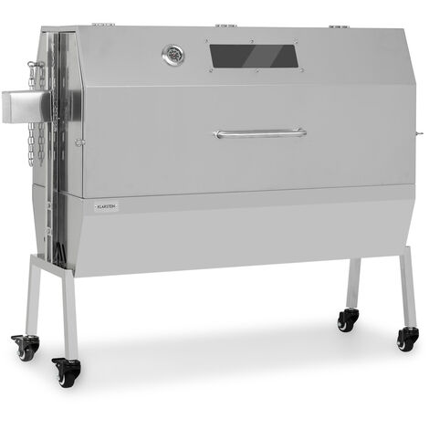Sauenland Pro XL Spanferkelgrill Drehspieß 15W 4 Rollen Edelstahl