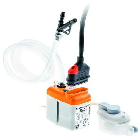 Sauermann – Pompe à condensats pour climatiseur jusqu'à 20 kW – Débit max 20 L/h – Fonctionnement silencieux 20 dBA – Anti-siphon – Installation facile