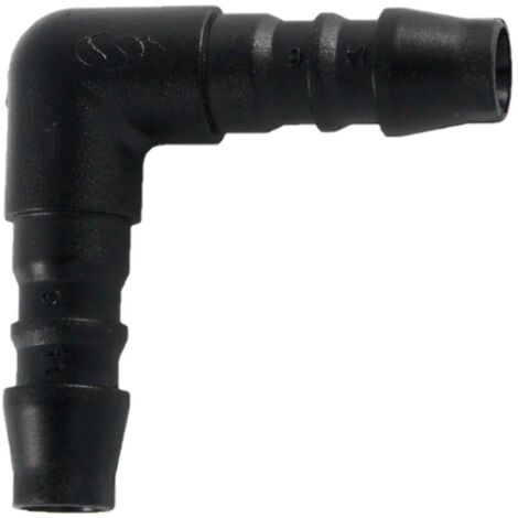 Sauermann Schlauchverbinder 90° Bogen Ø 6 mm (1/4'') - Set mit 5 Stk.