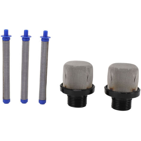Saugfilter und 3 Filtersets für Airless-Farbspritzgeräte, waschbar und wiederverwendbar, Ersatzteile für Spritzgeräte