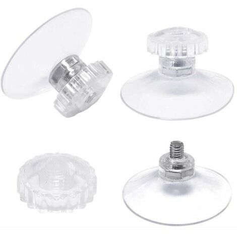 Saugnapf-Satz 30er Pack, 45 mm Durchmesser, transparente Mutter, ideal für Auto, Camping, Fenster & Sonnenschutz