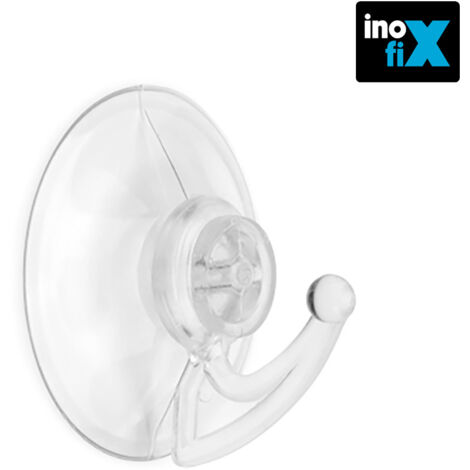 Saugnapfaufhänger Ø42mm transparent 1207-1-000 Blister 4 Einheiten INOFIX
