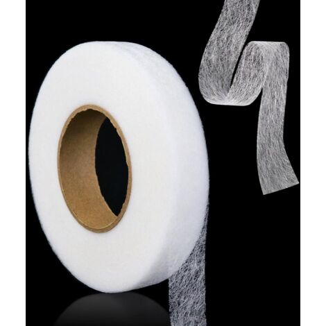 Saumband zum Aufbügeln, 64m Saumband, Saumband zum Aufbügeln Breite 20mm, Saumband zum Aufbügeln zum Nähen von Stoffen, Hosen, Vorhängen, Kleidung