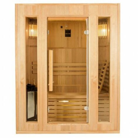 COSTWAY 1000 W Sauna a Vapore Portatile con Telecomando, Sauna Domestica  Bagno di Vapore con Sedia, Sauna Spa 3L, Funziona Timer 15-90 min (Grigio)